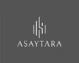 Logo of ASAYTARA on a dark gray background